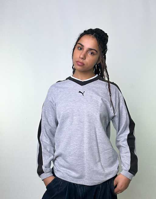 Vintage Puma XL Sweatshirt Grey