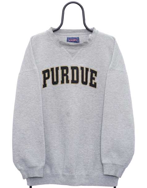 Vintage purdue size 2XL sweatshirt in grey - view 1