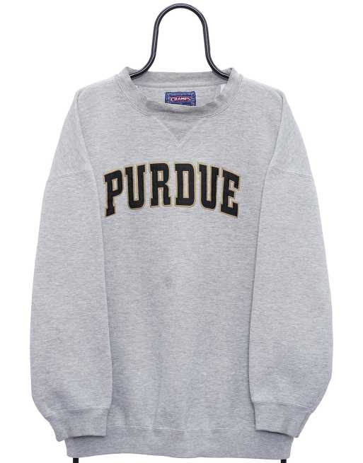Vintage purdue size 2XL sweatshirt in grey