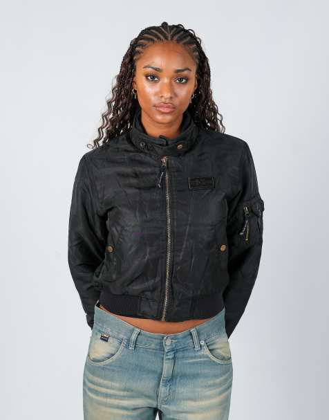 Vintage Pure Oxygen M pea coat in black - view 1