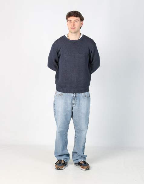 Vintage Quiksilver 36x32 denim jeans in light blue - view 1