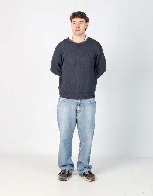 Vintage Quiksilver 36x32 denim jeans in light blue