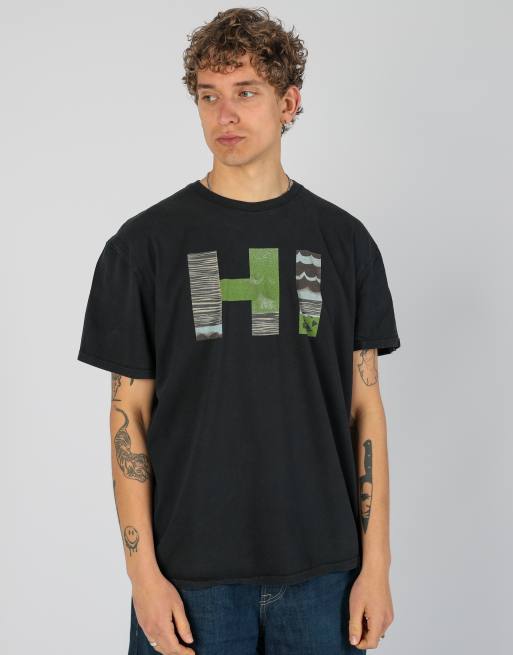 Vintage Quiksilver l t-shirt in black