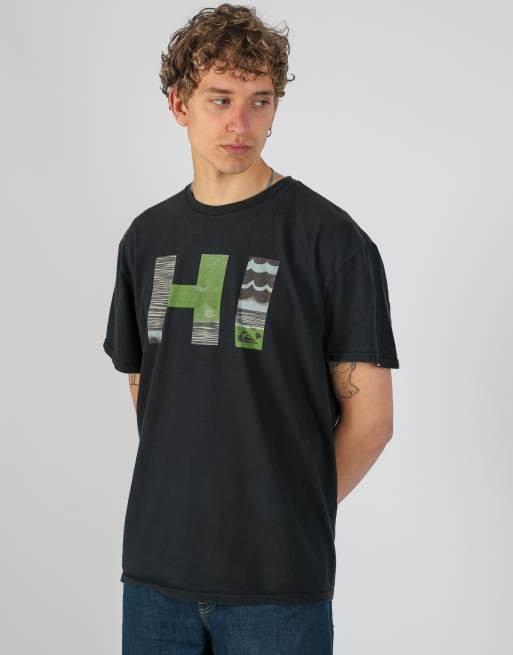 Vintage Quiksilver l t-shirt in black, 2 of 4
