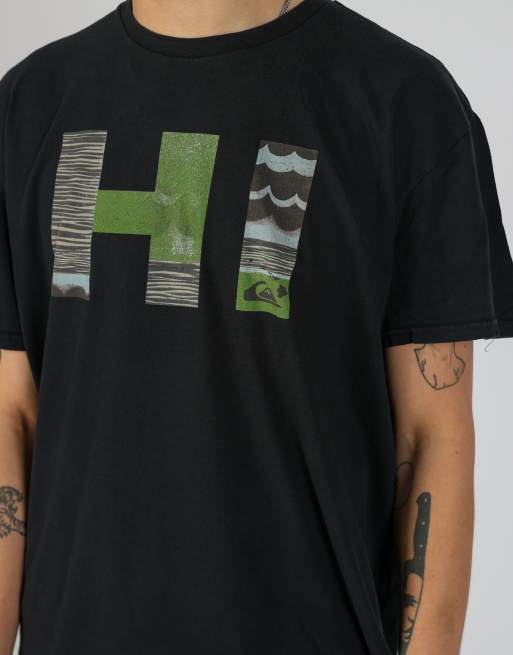 Vintage Quiksilver l t-shirt in black, 4 of 4