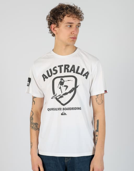 Vintage Quiksilver l t-shirt in ivory, 2 of 4