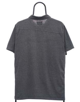 Vintage Quiksilver size M polo shirt in grey