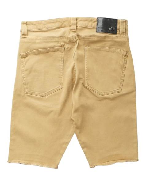 Vintage Quiksilver W29 slim shorts in brown - view 1