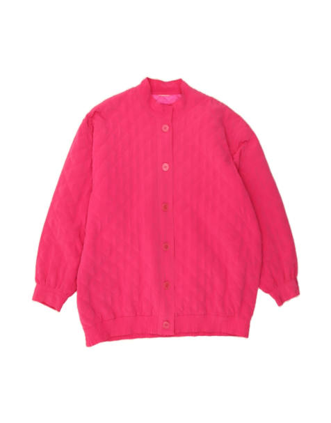 Vintage Quilted Jacket UK 20 2XL In Pink - view 1