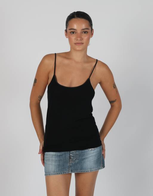 Vintage Ragno S woven vest in black