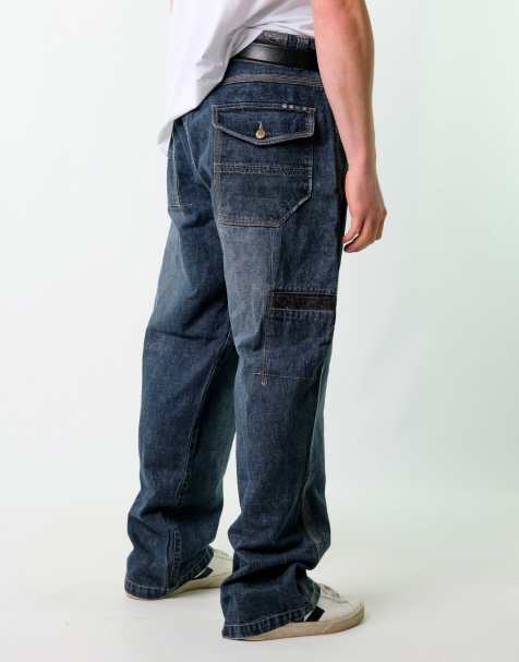 Vintage Raider Jean co 38x32 Denim Hip Hop Jeans Blue - view 1