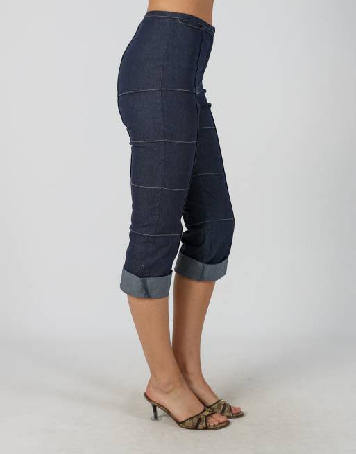 Vintage Rainbow XS 3/4 jeans in blue, 2 of 4