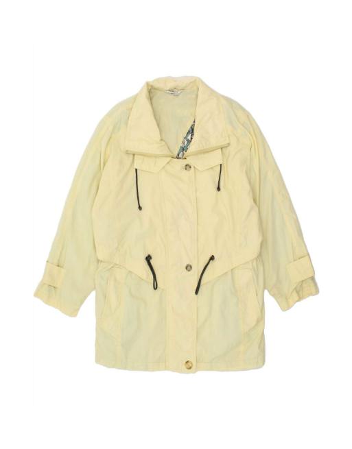 Vintage Raincoat EU 38 Medium In Yellow