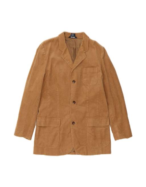 Vintage Ralph Lauren 2 Button Corduroy Blazer Jacket US 18 2XL In Brown