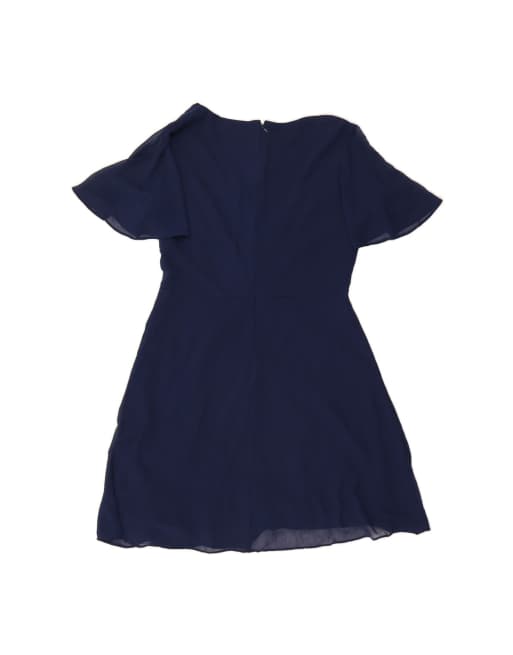 Vintage Ralph Lauren A-line Dress US 12 Large In Blue | ASOS