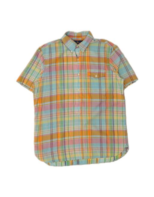 Vintage Ralph Lauren Beach Twill Shirt Medium In Multicoloured Check