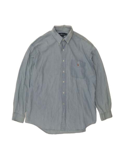 Vintage Ralph Lauren Big Shirt XL In Blue - view 1