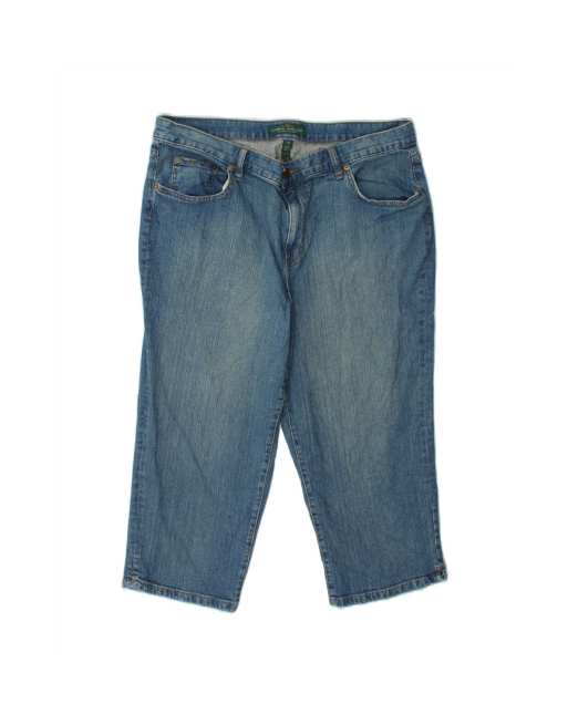 Vintage Ralph Lauren Capri Jeans US 14 XL W36 L20 In Blue
