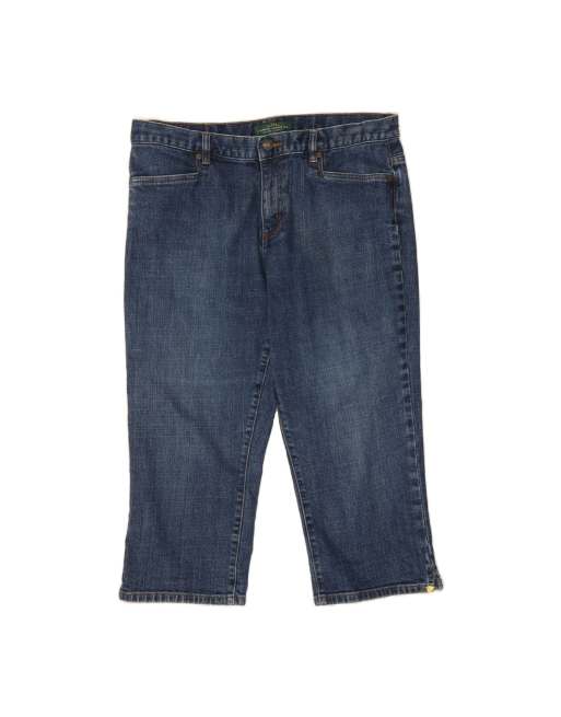 Vintage Ralph Lauren Capri Jeans US 14 XL W36 L21 In Blue
