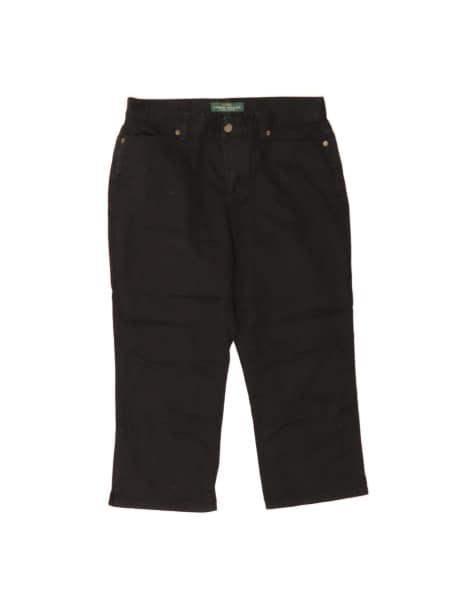 Vintage Ralph Lauren Capri Jeans US 6 Medium W30 L21 In Black - view 1