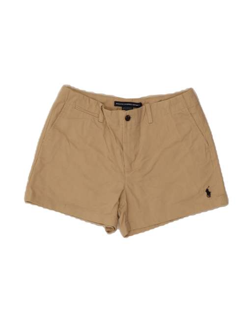 Vintage Ralph Lauren Chino Shorts US 6 Medium W30 In Beige