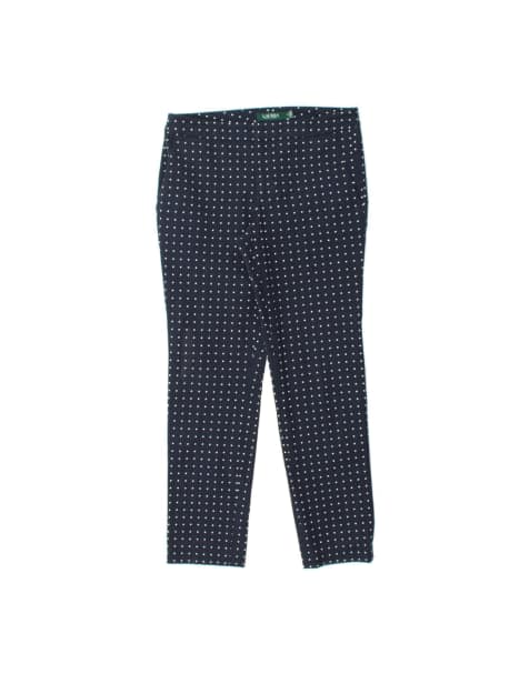 Vintage Ralph Lauren Chino Trousers US 4 Small W28 L28 In Blue Polka Dot - view 1