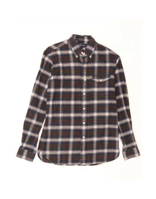Vintage Ralph Lauren Flannel Shirt Small In Green Check
