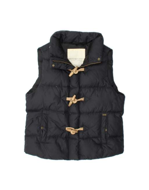 Vintage Ralph Lauren Padded Gilet UK 14 Medium In Black