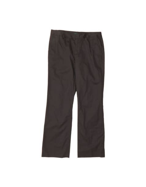 Vintage Ralph Lauren Petite Bootcut Chino Trousers US 8 Medium W32 L29 In Grey - view 1