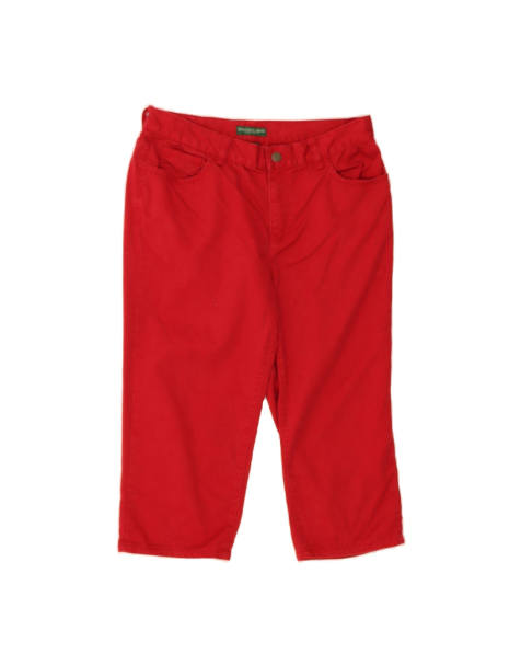 Vintage Ralph Lauren Petite Straight Capri Jeans US 6 Medium W30 L17 In Red - view 1