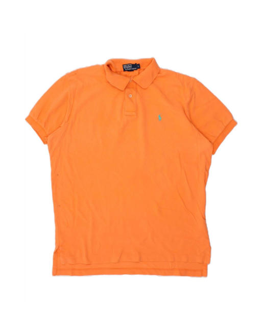 Vintage Ralph Lauren Polo Shirt Large In Orange