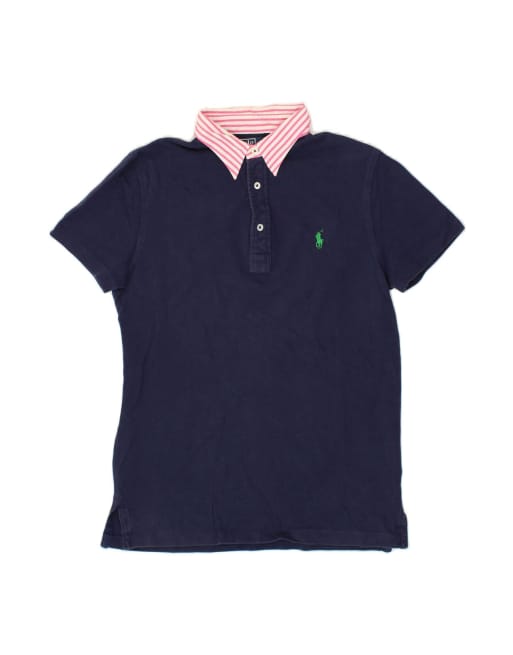 Vintage Ralph Lauren Polo Shirt Medium In Blue