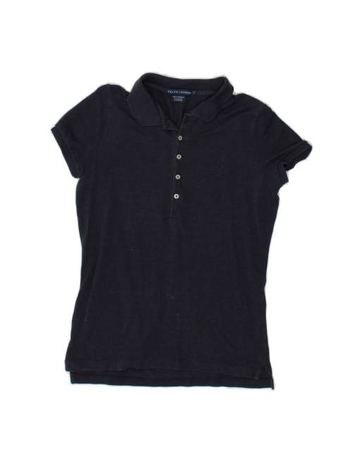 Vintage Ralph Lauren Polo Shirt UK 16 Large In Blue