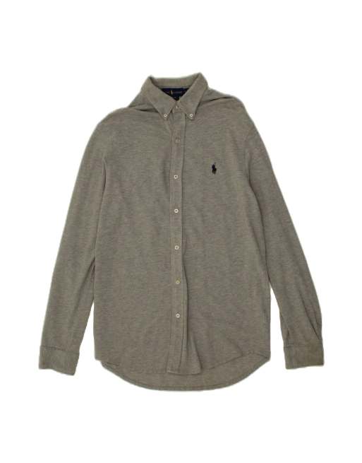 Vintage Ralph Lauren Shirt Medium In Grey