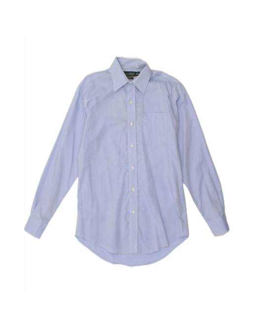Vintage Ralph Lauren Shirt Size 14 1/2 Small In Blue