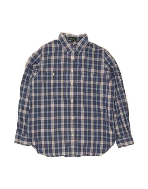 Vintage Ralph Lauren Shirt UK 18 XL In Blue Check