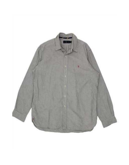 Vintage Ralph Lauren Shirt XL In Grey
