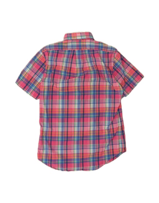 Vintage Ralph Lauren Short Sleeve Shirt Small In Pink Check, 2 of 4