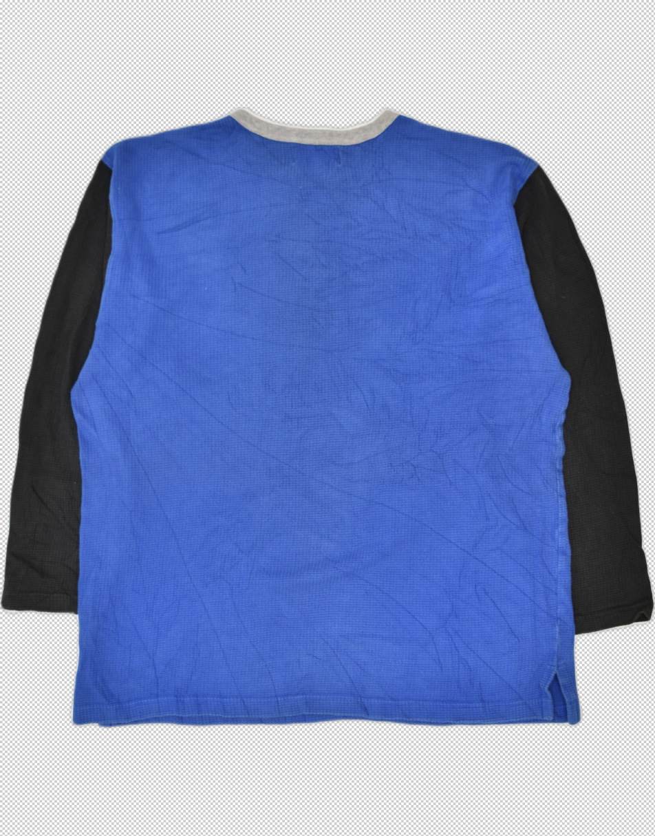 Vintage Ralph Lauren Size L 90s polo sport long sleeve top in blue 1