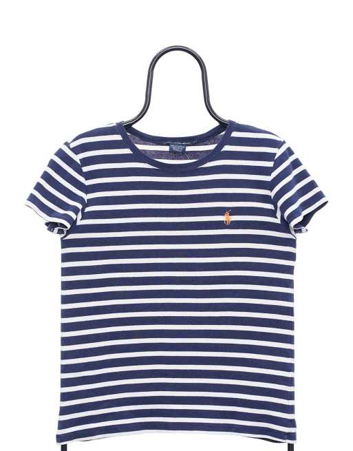 Vintage Ralph Lauren size M striped tshirt in navy