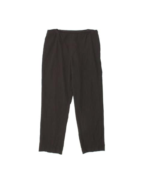 Vintage Ralph Lauren Slim Casual Trousers US 12 Large W30 L28 In Black - view 1