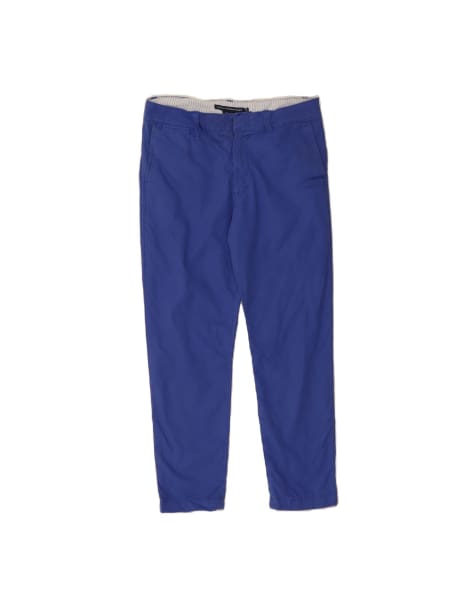 Vintage Ralph Lauren Slim Chino Trousers US 10 Large W32 L27 In Blue - view 1