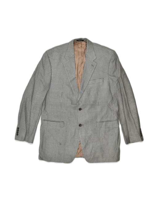 Vintage Ralph Lauren Slim Fit 2 Button Blazer Jacket Uk 44 2XL In Grey