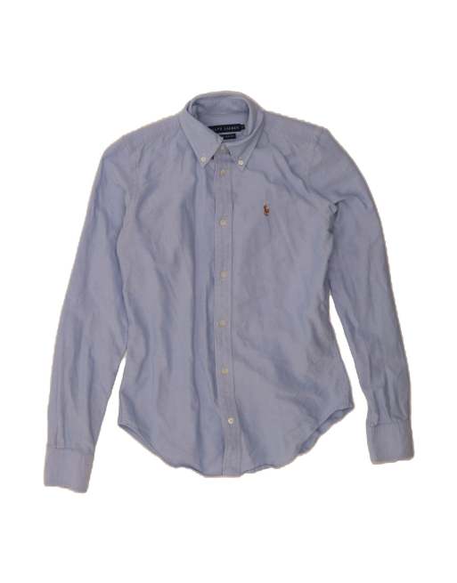 Vintage Ralph Lauren Slim Fit Shirt US 2 XS In Blue