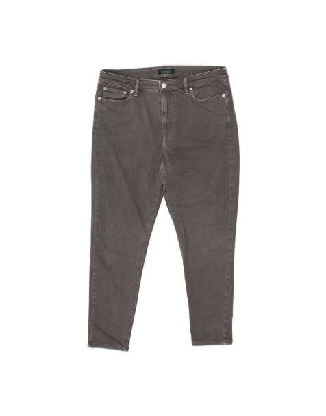 Vintage Ralph Lauren Slim Jeans US 12 Large W34 L26 In Grey - view 1