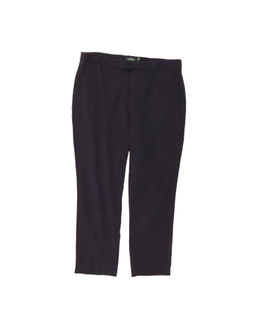 Vintage Ralph Lauren Slim Suit Trousers US 14 XL W36 L28 In Blue