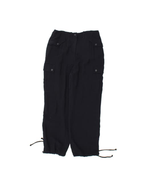 Vintage Ralph Lauren Straight Cargo Trousers US 8 Medium W30 L29 In Blue