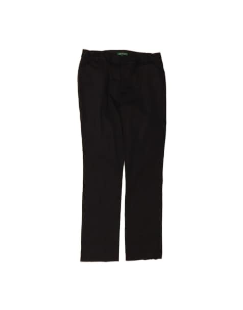 Vintage Ralph Lauren Straight Casual Trousers US 10 Large W32 L32 In Black - view 1