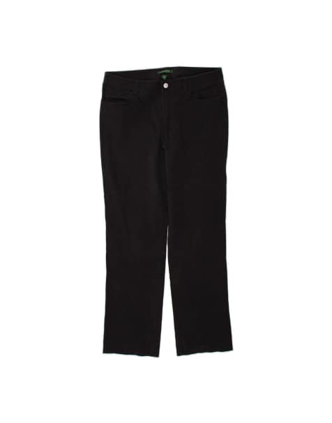 Vintage Ralph Lauren Straight Casual Trousers Us 12 Large W34 L31 In Black - view 1