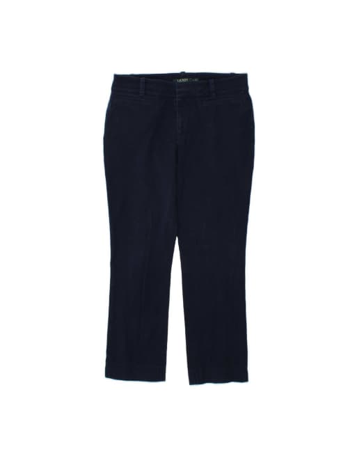 Vintage Ralph Lauren Straight Casual Trousers Us 8 Medium W32 L29 In Blue